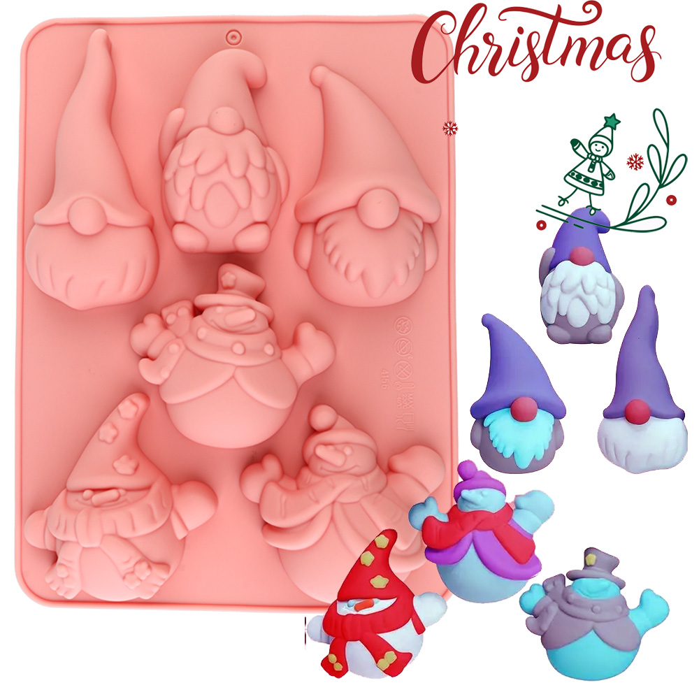 Candle Making Uk - Cetakan Kue Natal Bentuk Gnome 6