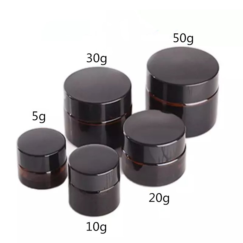 Candle Making Glass Jars - 20 buah toples lilin kaca amber