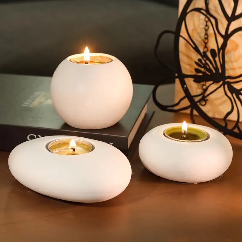 Candle Making Moulds - Cetakan Silikon Resin Tempat Lilin Tealight,