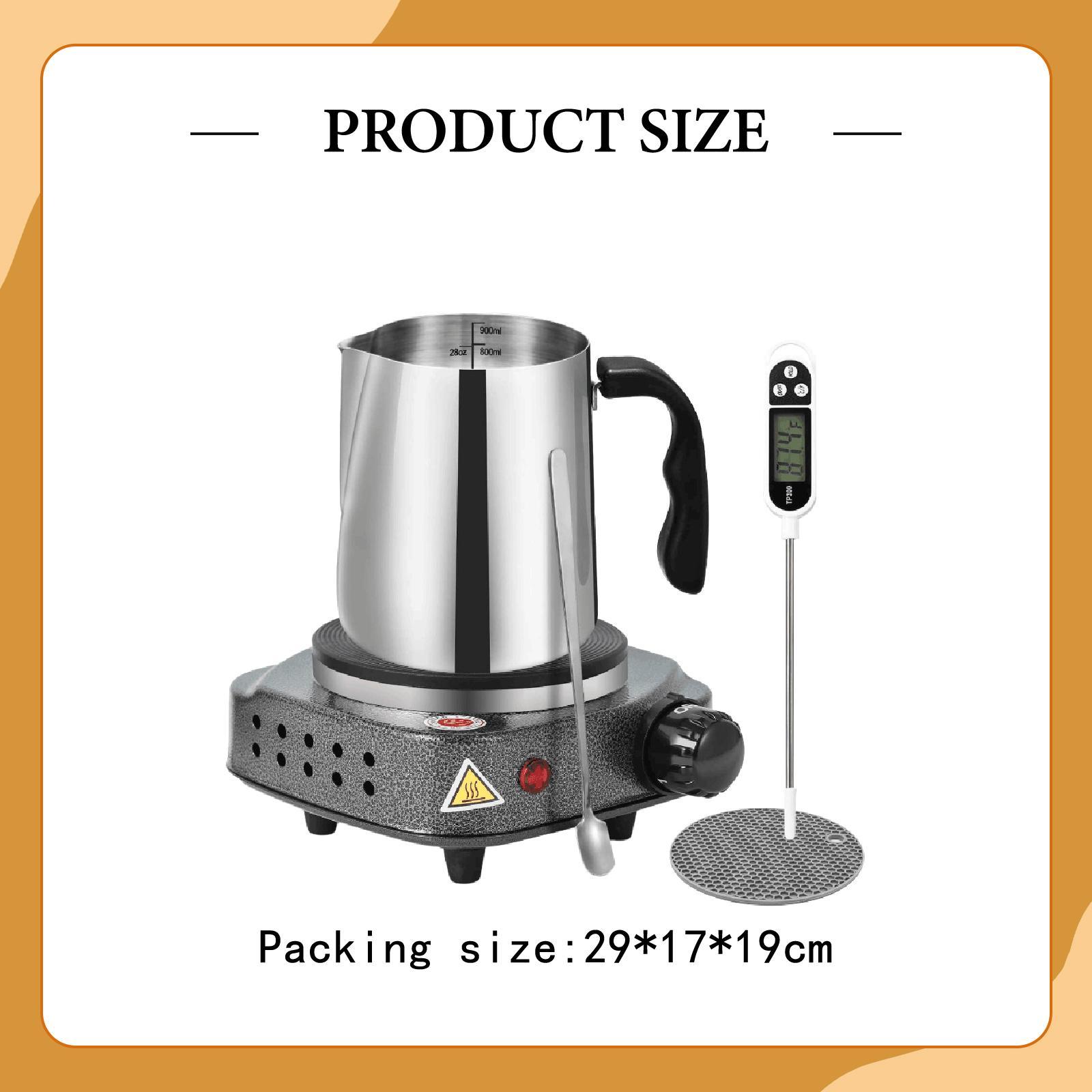 Candle Making Thermometer - Perlengkapan Pembuatan Lilin Lengkap Wadah Stainless