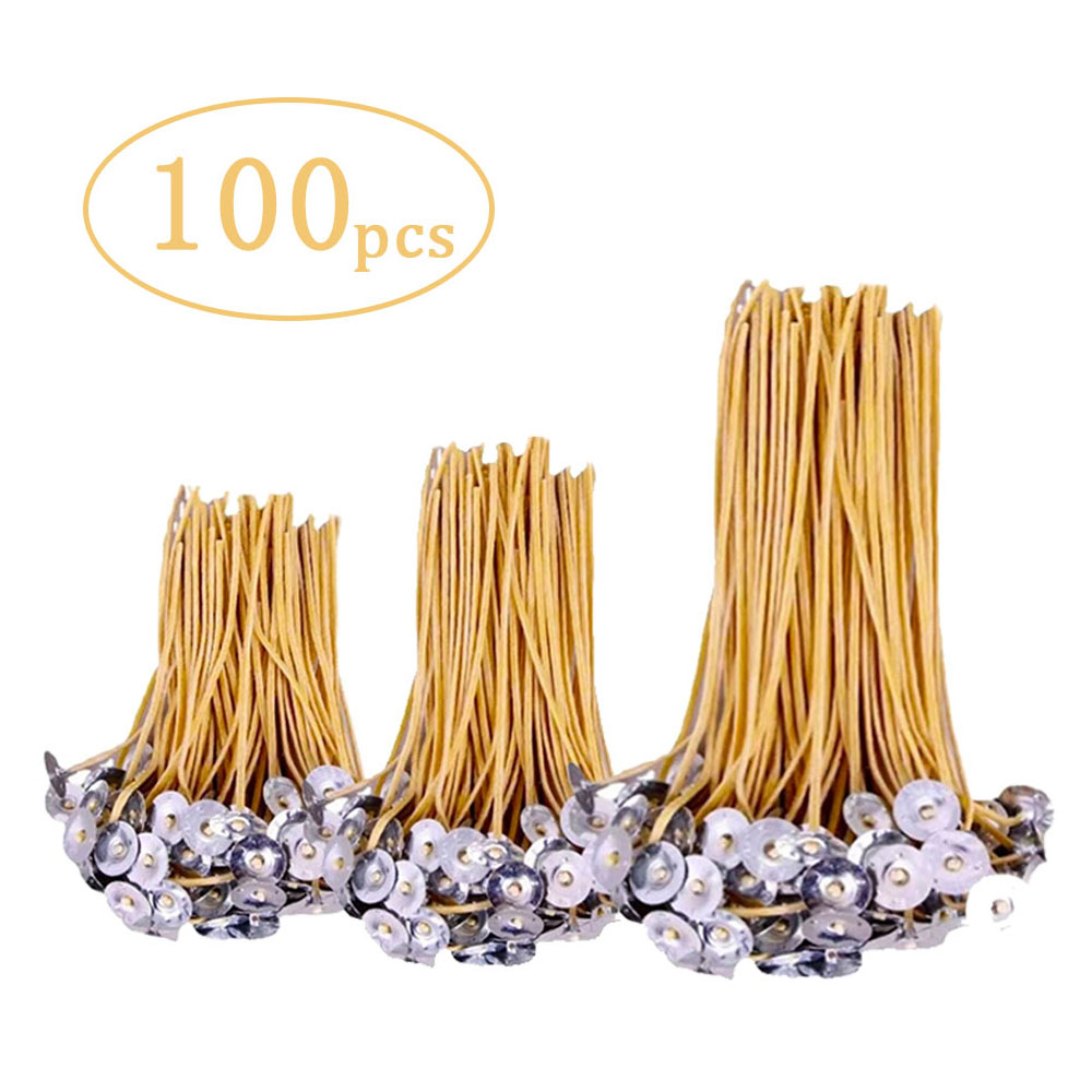 Candle Making Kit Beeswax - 100 buah sumbu lilin Beeswax 9-20cm