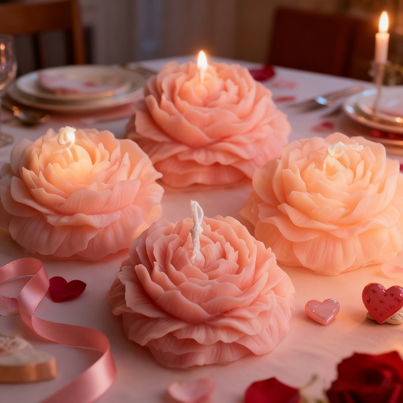 2 Buah Cetakan Silikon Hati An - Candle Making Bath ulasan dan harga