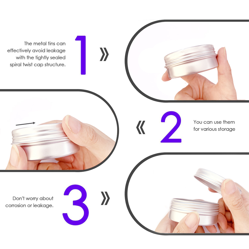 1/5/10 Buah 5-250Ml Kaleng Alu - Candle Making Glass Jars ulasan dan harga