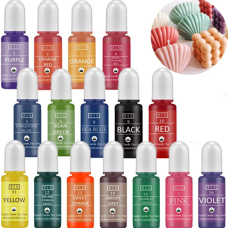 10ml/botol pigmen lilin lilin  - Soy Wax Pillar Blend ulasan dan harga