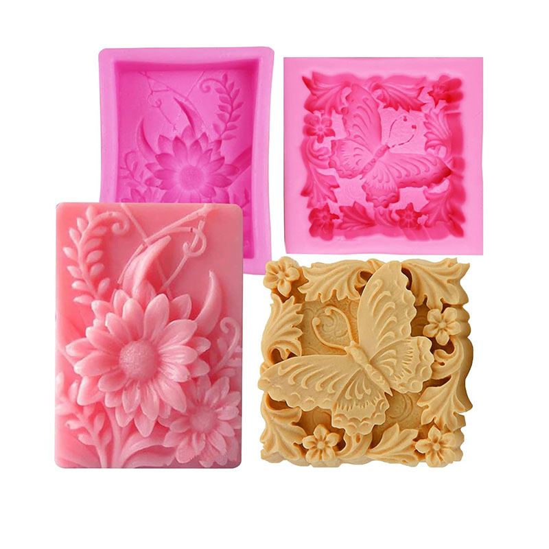 Cetakan Sabun Silikon 3D Kupu- - Candle Making Bath ulasan dan harga