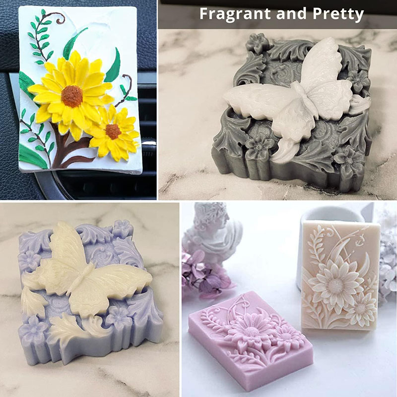 Cetakan Sabun Silikon 3D Kupu- - Candle Making Bath ulasan dan harga