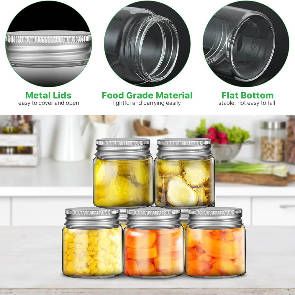 Botol Mason Mini 2oz, stoples  - Candle Making Glass Jars ulasan dan harga