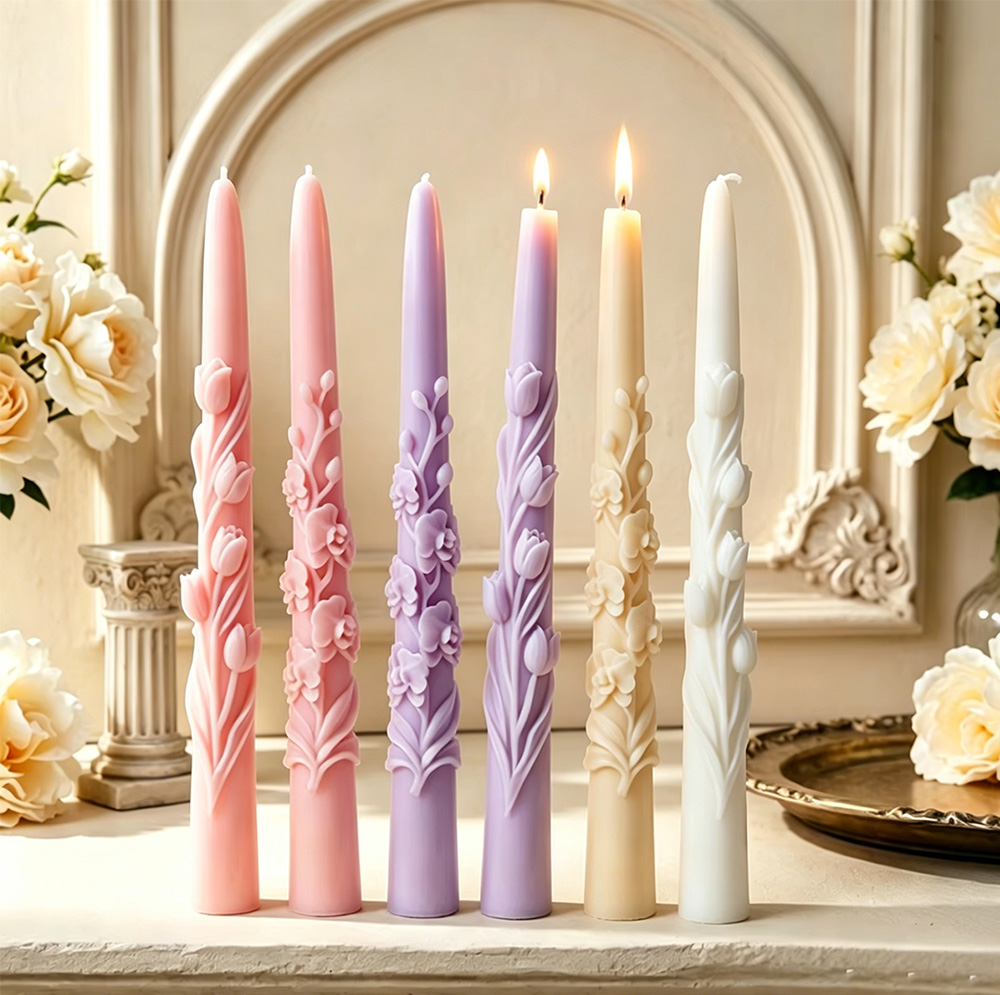 Cetakan Lilin Silikon Bentuk B - Candle Making Party ulasan dan harga
