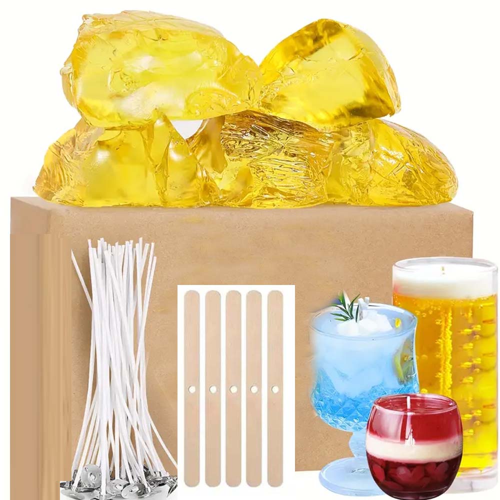 Lilin Jeli Gel Bening Kuning 2 - Candle Making Kit Wholesale ulasan dan harga