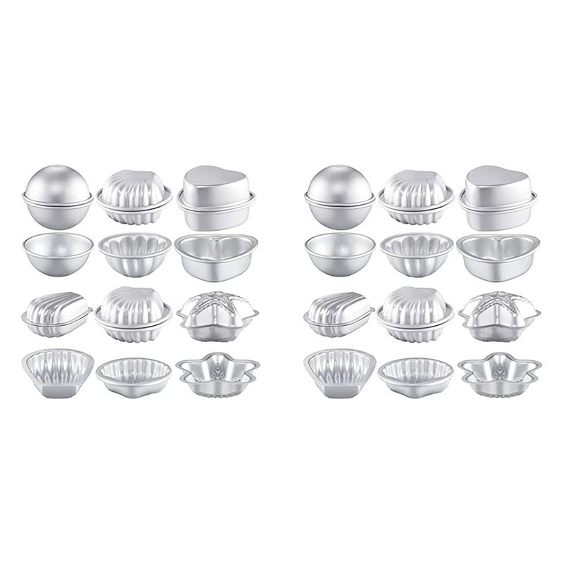 ABKS-24 Pcs 6 Bentuk Cetakan P - Candle Making Bath ulasan dan harga