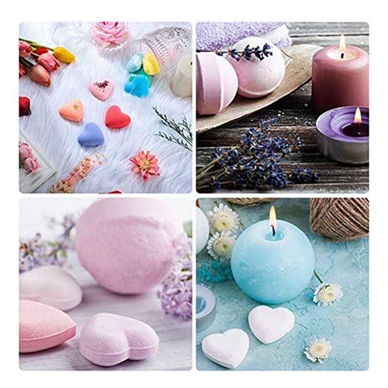 ABKS-24 Pcs 6 Bentuk Cetakan P - Candle Making Bath ulasan dan harga