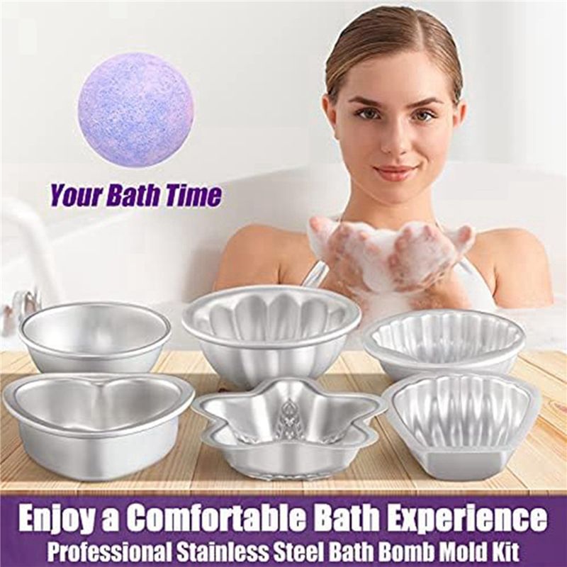 ABKS-24 Pcs 6 Bentuk Cetakan P - Candle Making Bath ulasan dan harga
