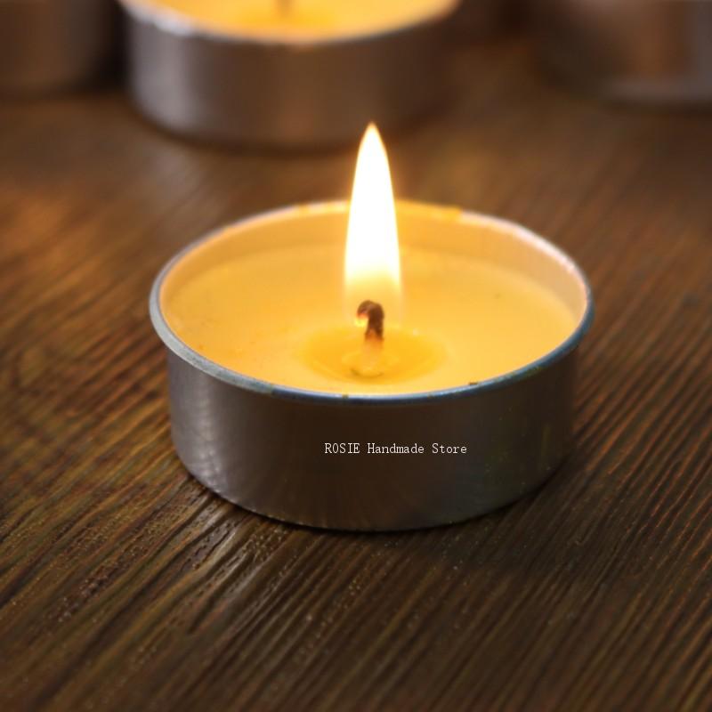 Kotak aluminium bundar lilin t - Soy Wax Pillar Blend ulasan dan harga
