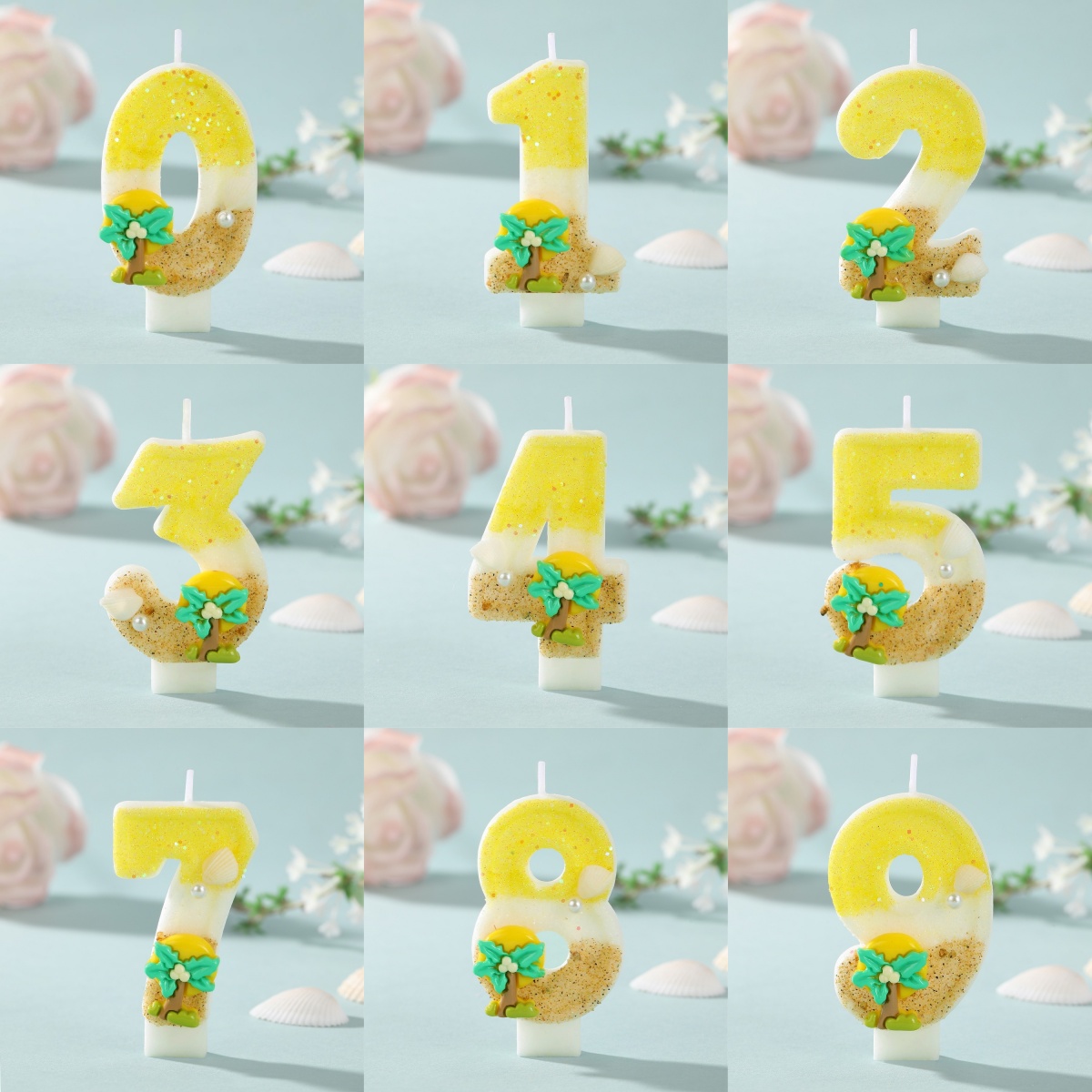 Lilin Kue Angka Baru Motif Poh - Paraffin Candle Wax ulasan dan harga