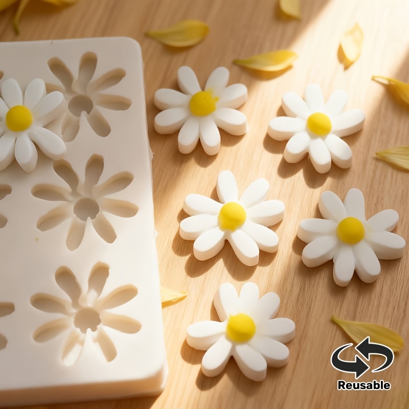 1 Buah Cetakan Silikon Bunga M - Candle Making Moulds ulasan dan harga