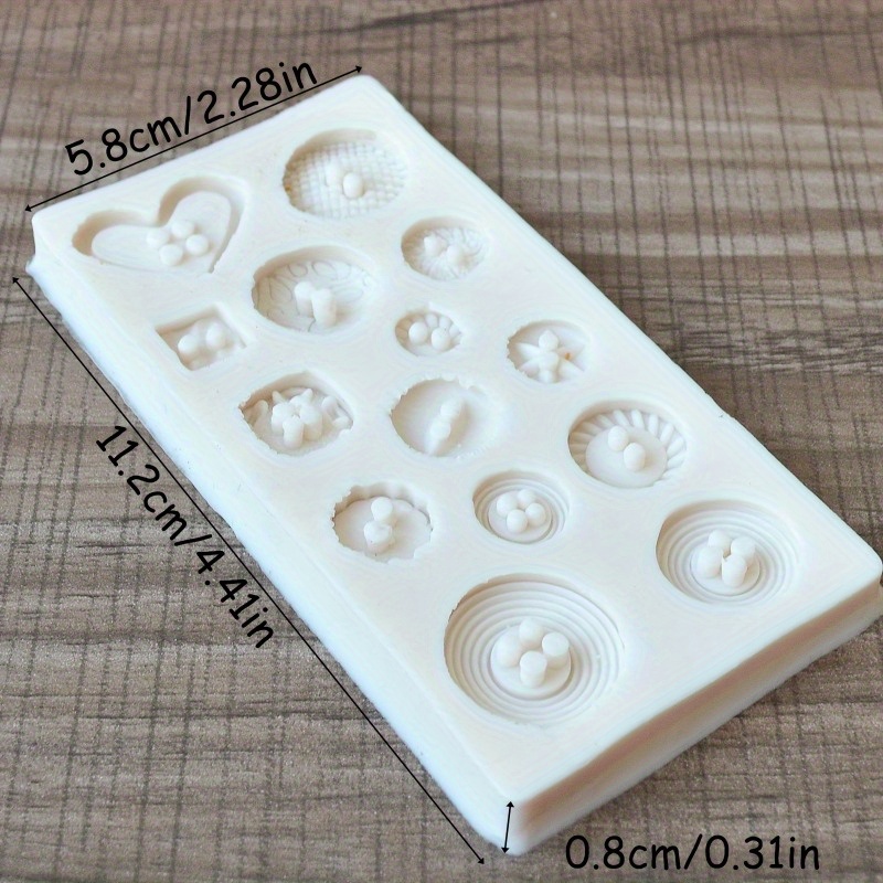 Cetakan Silikon Bentuk Kancing - Candle Making Moulds ulasan dan harga