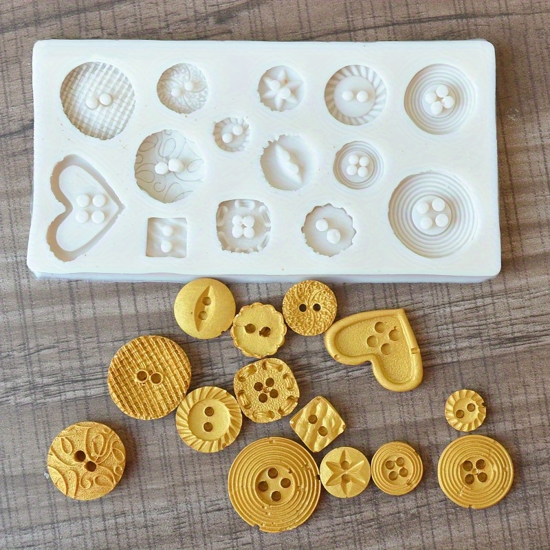 Cetakan Silikon Bentuk Kancing - Candle Making Moulds ulasan dan harga
