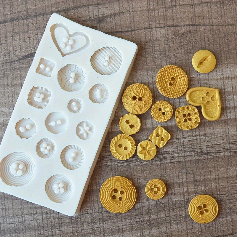 Cetakan Silikon Bentuk Kancing - Candle Making Moulds ulasan dan harga