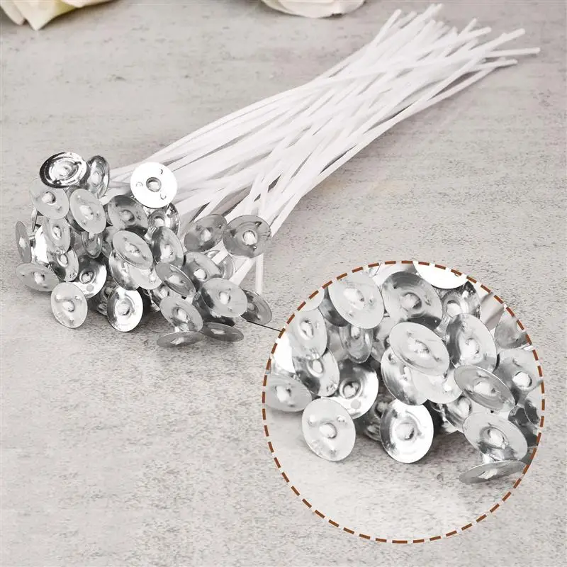 100/50 Buah Sumbu Lilin Tanpa  - Cotton Wick Pre Tabbed ulasan dan harga