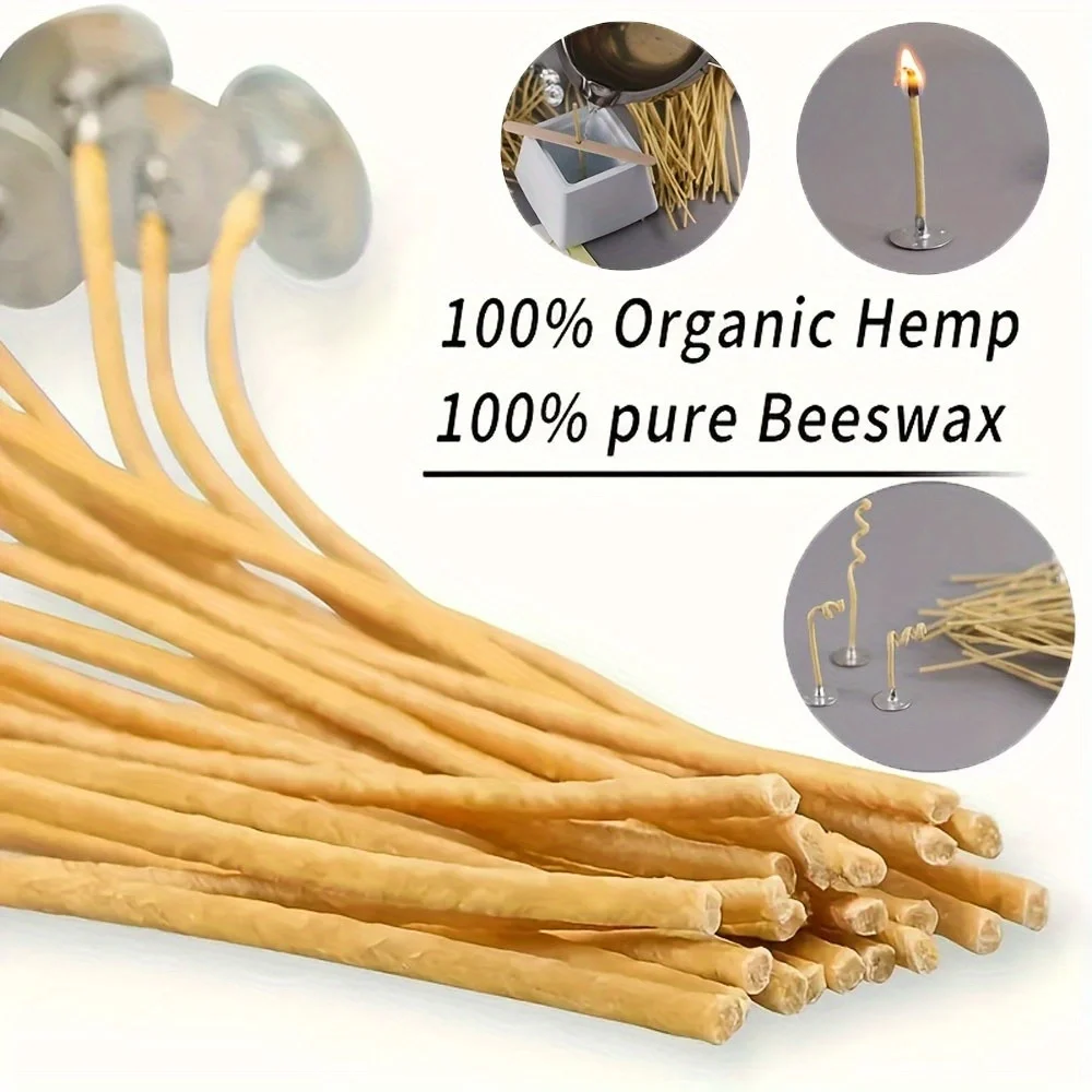 Sumbu Lilin 50 Buah 8 Inci Sum - Candle Making Kit Beeswax ulasan dan harga