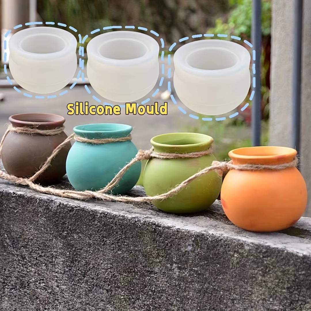 Cetakan Pot Bunga Silikon, Cet - Candle Making Moulds ulasan dan harga