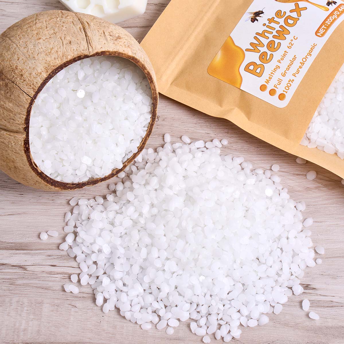 1000G Lilin Lebah Putih DIY Ba - Candle Making Uk ulasan dan harga