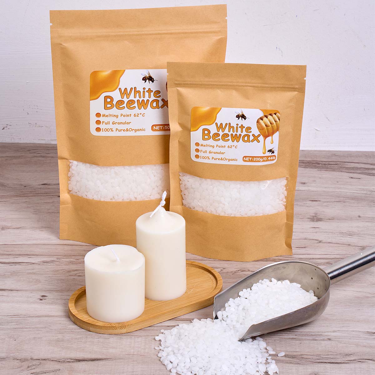 1000G Lilin Lebah Putih DIY Ba - Candle Making Uk ulasan dan harga