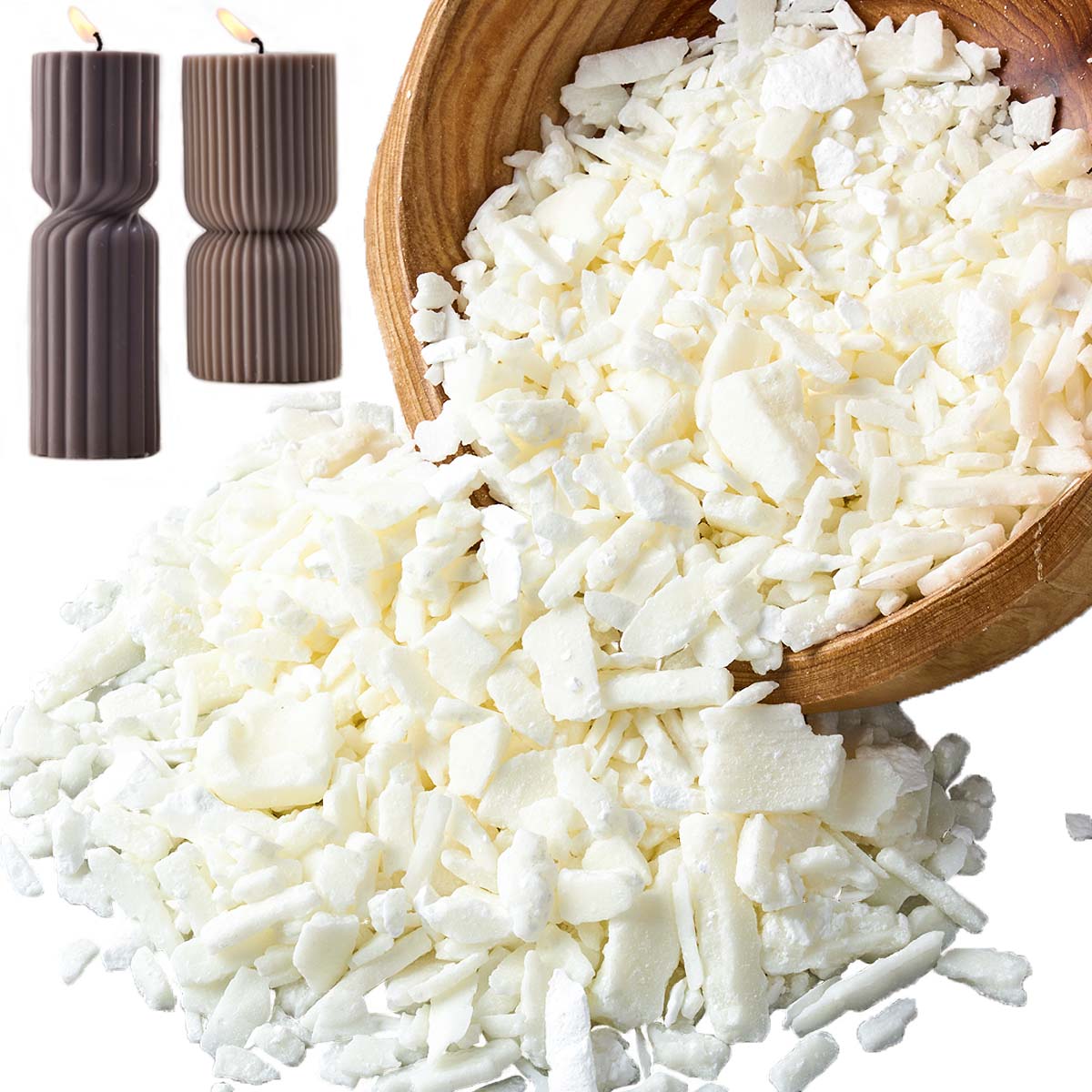 1 Pon Lilin Kedelai Putih Murn - Candle Making Uk ulasan dan harga