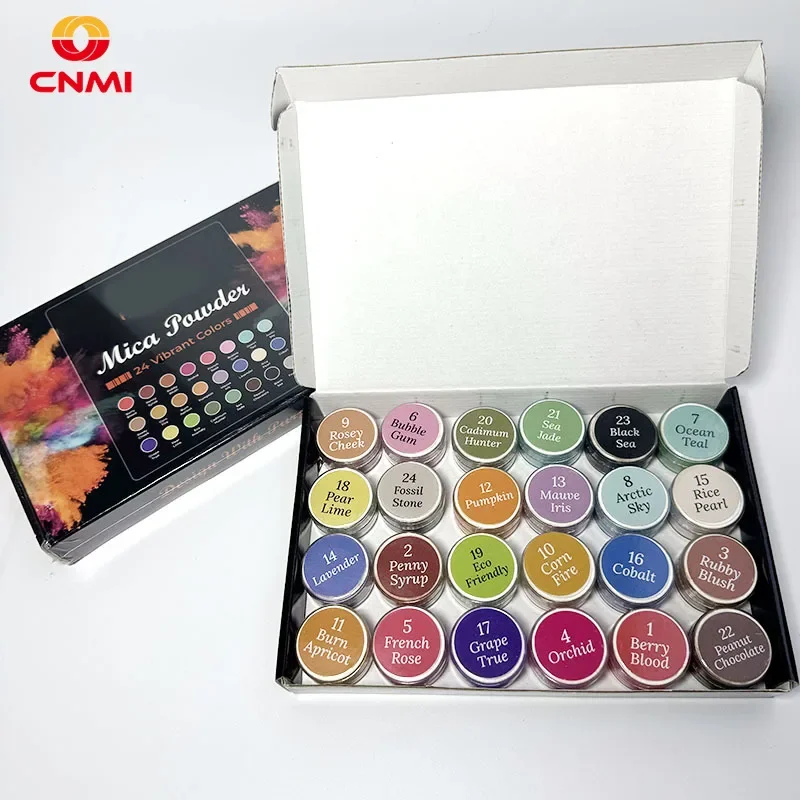 24 Warna 6g CNMI Bubuk Mika Pe - Candle Making Bath ulasan dan harga
