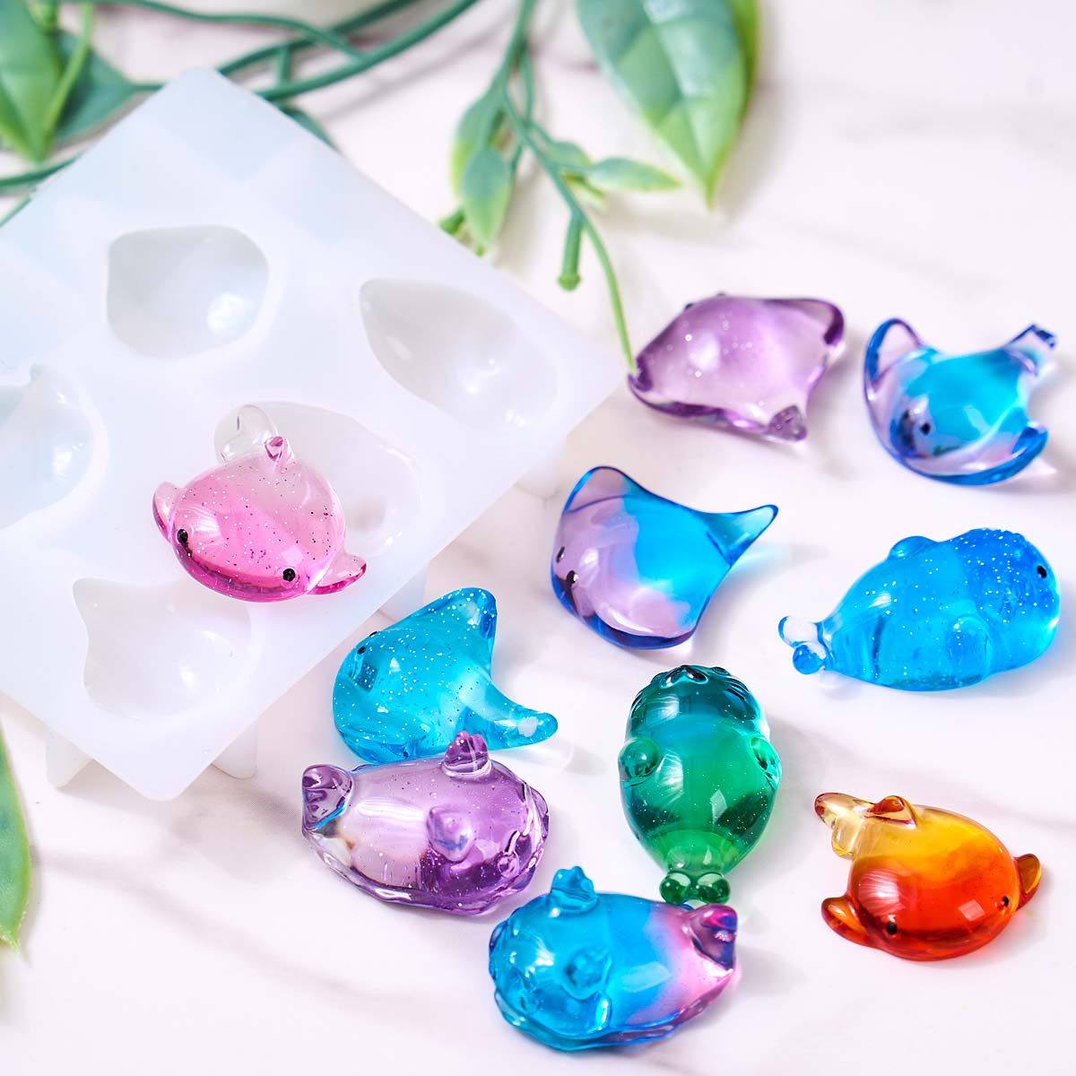 Cetakan Silikon Ikan Pari Kawa - Candle Making Moulds ulasan dan harga