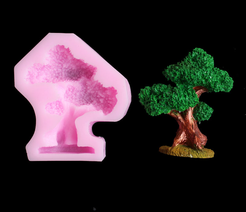 Pine tree silica gel cetakan D - Candle Making Moulds ulasan dan harga