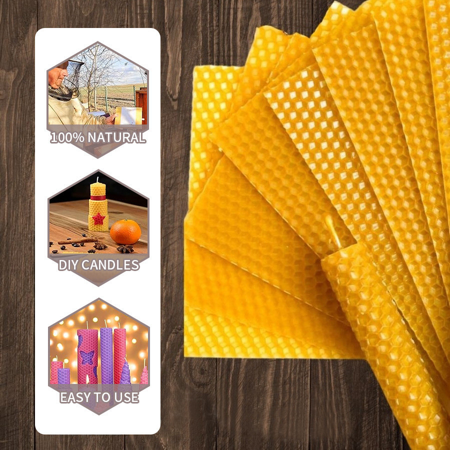 10/20/30 Buah Lembaran Lilin L - Candle Making Kit Beeswax ulasan dan harga