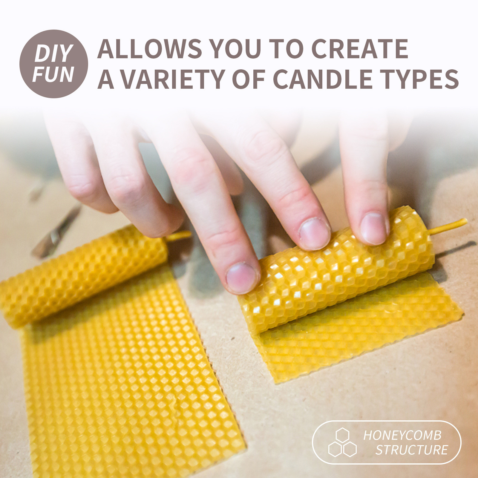 10/20/30 Buah Lembaran Lilin L - Candle Making Kit Beeswax ulasan dan harga