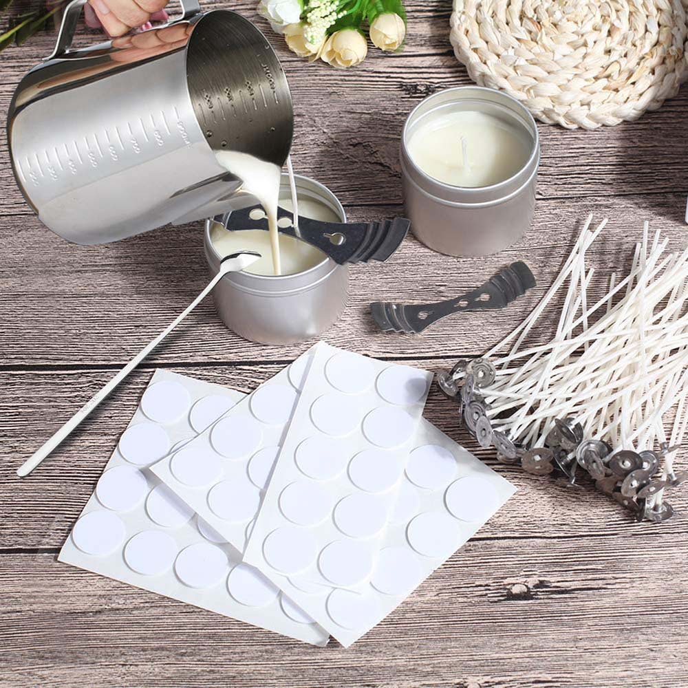 Sumbu lilin tanpa asap 2.6-20c - Cotton Wick Pre Tabbed ulasan dan harga