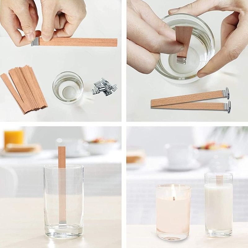 Sumbu Lilin Kayu Alami dengan  - Soy Wax Pillar Blend ulasan dan harga