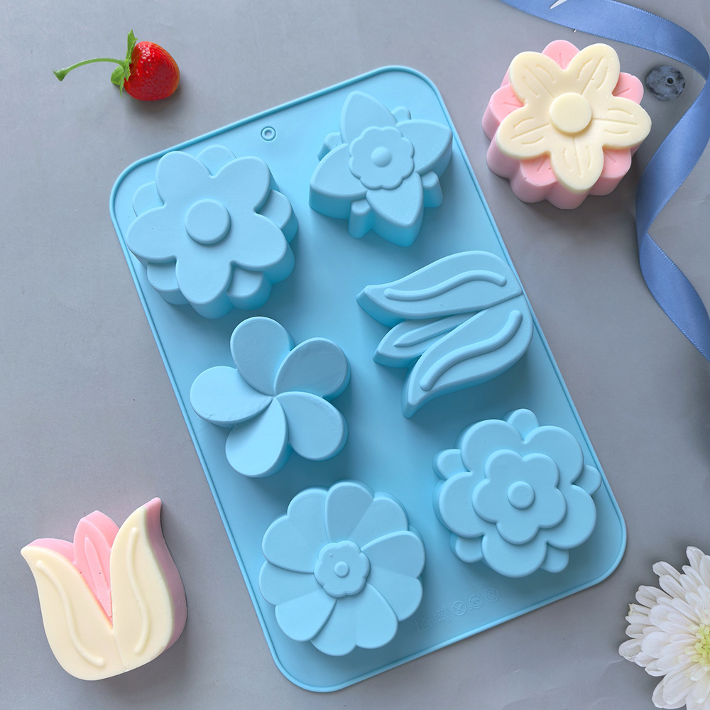 Cetakan Silikon Bentuk Bunga B - Candle Making Party ulasan dan harga