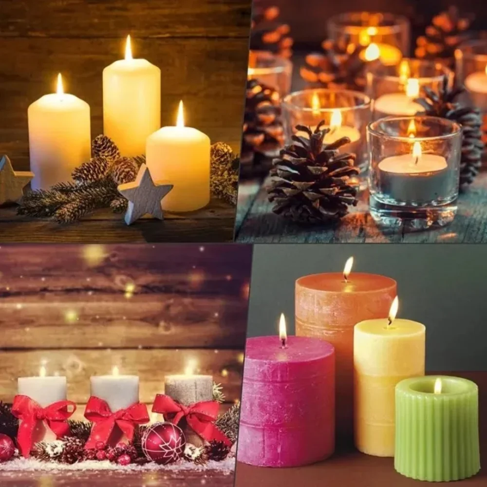Sumbu Lilin Tanpa Asap, Sumbu  - Soy Wax Pillar Blend ulasan dan harga