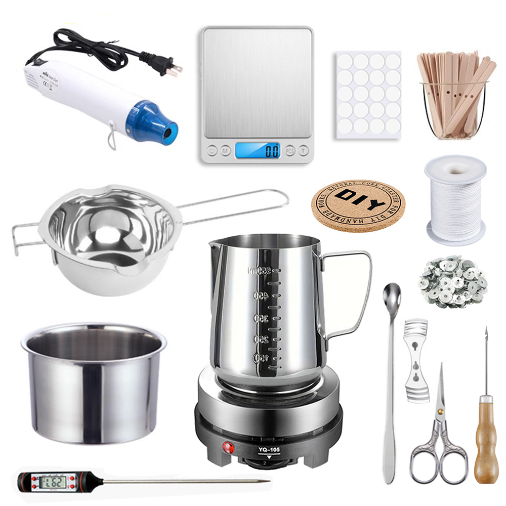 Set alat bahan pembuat lilin b - Candle Making Glass Jars ulasan dan harga