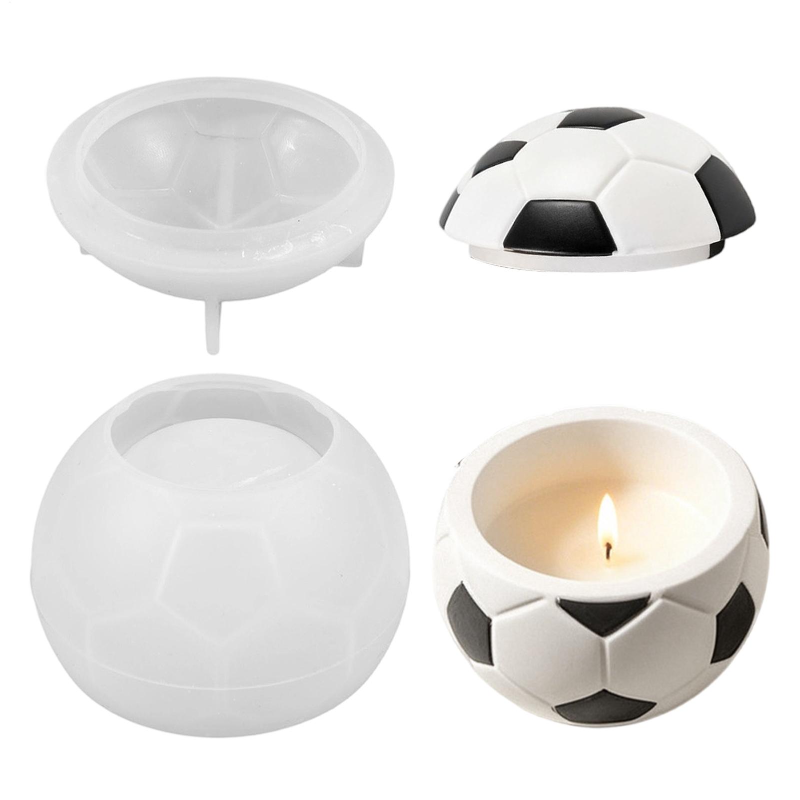 Cetakan Silikon Sepak Bola 3D  - Candle Making Jars ulasan dan harga