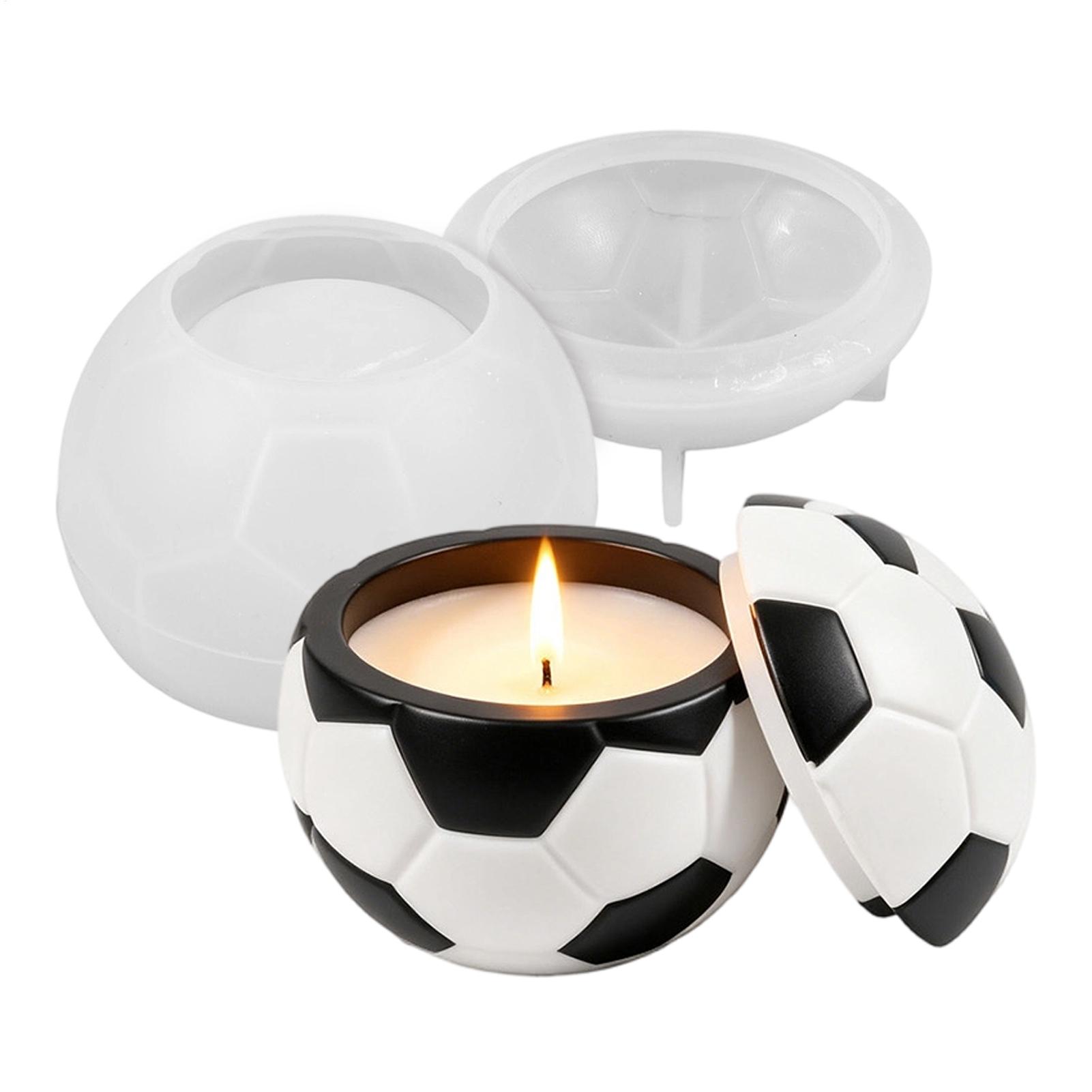 Cetakan Silikon Sepak Bola 3D  - Candle Making Jars ulasan dan harga
