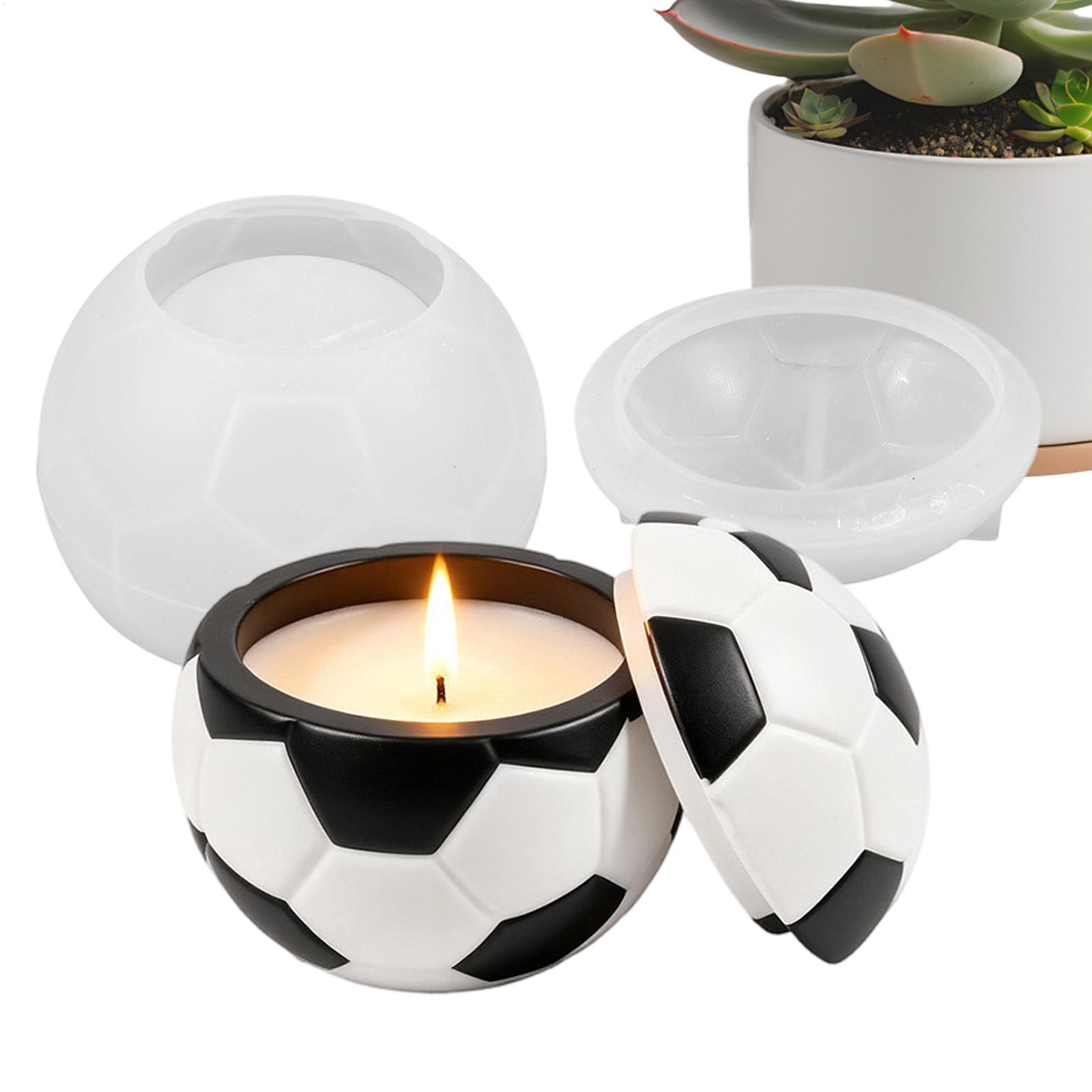Cetakan Silikon Sepak Bola 3D  - Candle Making Jars ulasan dan harga